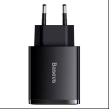 Сетевое зарядное устройство Baseus CCXJ-E01 Compact Quick Charger 2U+C 30W Black