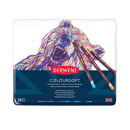 Набор цветных карандашей "Coloursoft", 24 цвета - 2