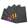 Папка с клипом "Duraswing Color", антрацит, желтый клип - 3