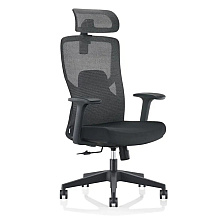 Кресло для руководителя SitZone U-063A сетка, черный