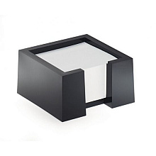 Подставка для бумажного блока "Cubo", 115x60x115 мм, с бумагой, черный
