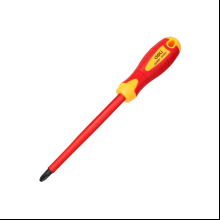 Отвертка диэлектрическая Deli YS EDL518150, PH3х150 мм, желтый, красный