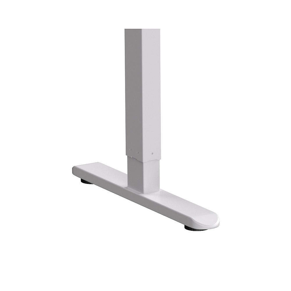 Стол с электроприводом WellDesk Basic 1300x675х18 белый/акация лэйкленд (9191460+9072453) - 6
