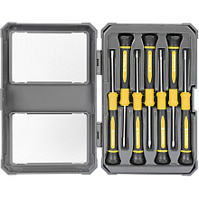 Набор прецизионных отверток Deli YS EDL241007 SL,PH, Torx, 7шт, кейс, черный, желтый