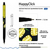 Ручка шариковая автоматическая "HappyClick. Ананас", 0.5 мм, черный, желтый, стерж. синий - 3