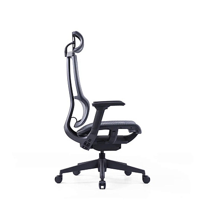 Кресло для руководителя SitZone E-303-001A-P1-BK сетка, черный - 5