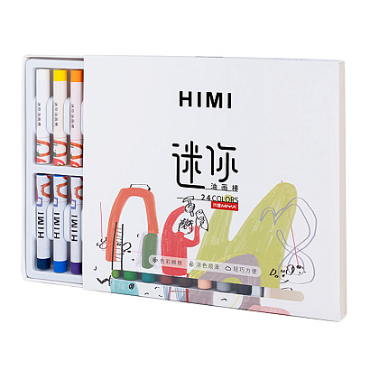 Пастель масляная Himi "Mini", 24 цвета