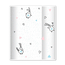 Обложка для тетрадей "Bunny", 350x210 мм, разноцветный