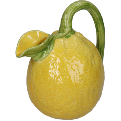 Ваза "Lemon", фаянс, желтый, зеленый