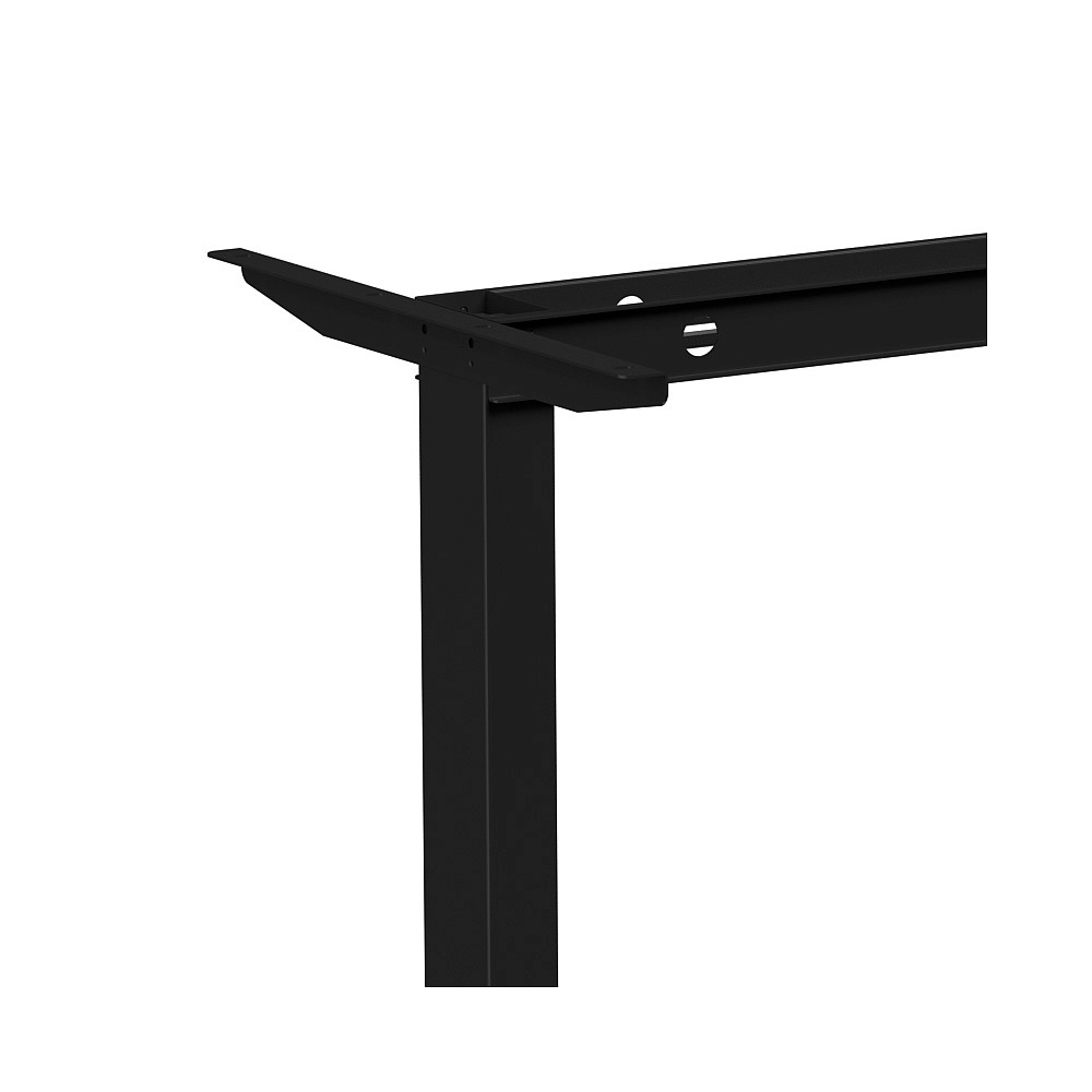 Стол с электроприводом WellDesk Basic 1300x675х18 черный/дуб термо черно-коричневый (9191456+9178193) - 4