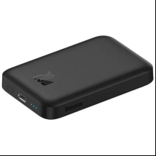 Внешний аккумулятор Baseus "Magnetic Wireless Charging Power bank", 6000 mAh, черный