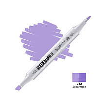 Маркер перманентный двусторонний "Sketchmarker", V43 жакаранда