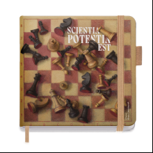 Скетчбук "Chess. Игорь Свентицкий", 12х12 см, 140 г/м2, 80 листов, капучино