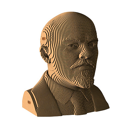 Пазл картонный 3D "Бюст Ленин"