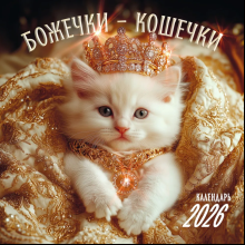 Календарь настенный перекидной "Божечки-кошечки" на 2026 год 