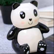 Копилка "Hugge panda", черный, белый