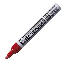 Маркер перманентный "Pen-Touch", M, красный
