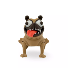 Игрушка 3D "Мопс Персик"