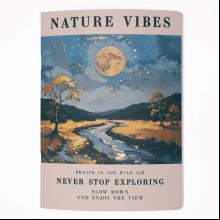 Тетрадь "Jane. Nature Vibes", А4, 40 листов, клетка, бежевый