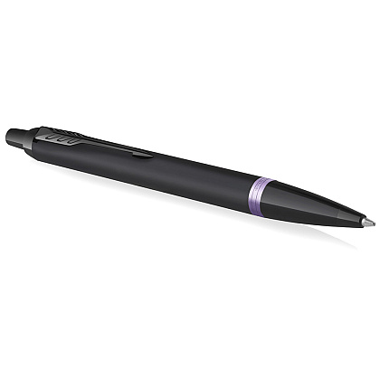 Ручка шариковая автоматическая Parker "IM Vibrant Rings K315", 0,7 мм, черный, фиолетовый, стерж. синий - 5