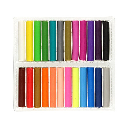 Пластилин для детской лепки Colorino, 24 цвета, круглый - 2