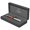 Ручка шариковая автоматическая Parker "Sonnet Essential SB K545", 0,7 мм, серебристый, оранжевый, стерж. черный - 4
