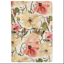 Обложка для паспорта "Flora. Цветочная страсть", кожзам., белый, желтый