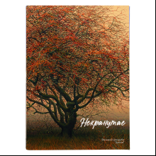 Обложка для паспорта "Некранутае", натуральная кожа, разноцветный