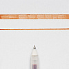 Ручка гелевая "Gelly Roll Glaze", 0.6 мм, прозрачный, стерж. коричневый - 2