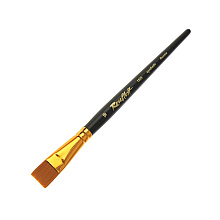 Кисть "Roubloff", имитация колонка, плоская, на короткой ручке №18