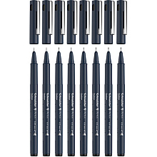 Набор ручек капиллярных "Schneider Fineliner Pictus", 8 шт