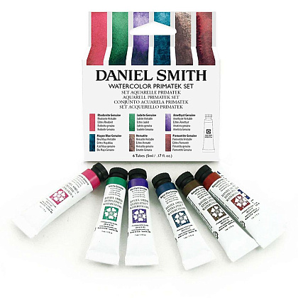 Набор акварели "Daniel Smith Приматек", 6 цветов, тубы