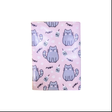 Обложка для паспорта "Meow", розовый