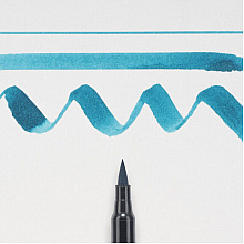 Маркер акварельный "Koi Color Brush", темно-зеленый