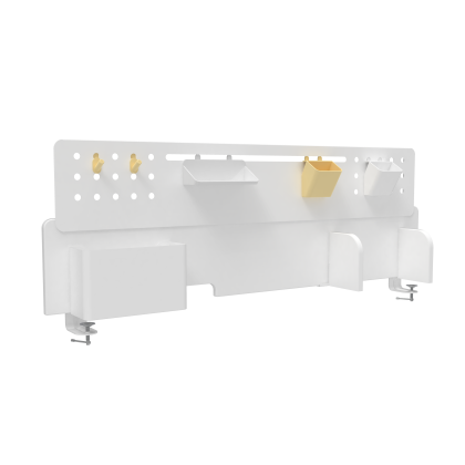Полка Ergosmart Wooden Space, 1150х382 мм, с подставкой для книг