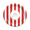 Тарелка бумажная "Let's Party", 23 см, 6 шт - 5
