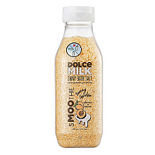 Соль-шиммер для ванны "DOLCE MILK", с ароматом абрикоса и персика, 400 мл