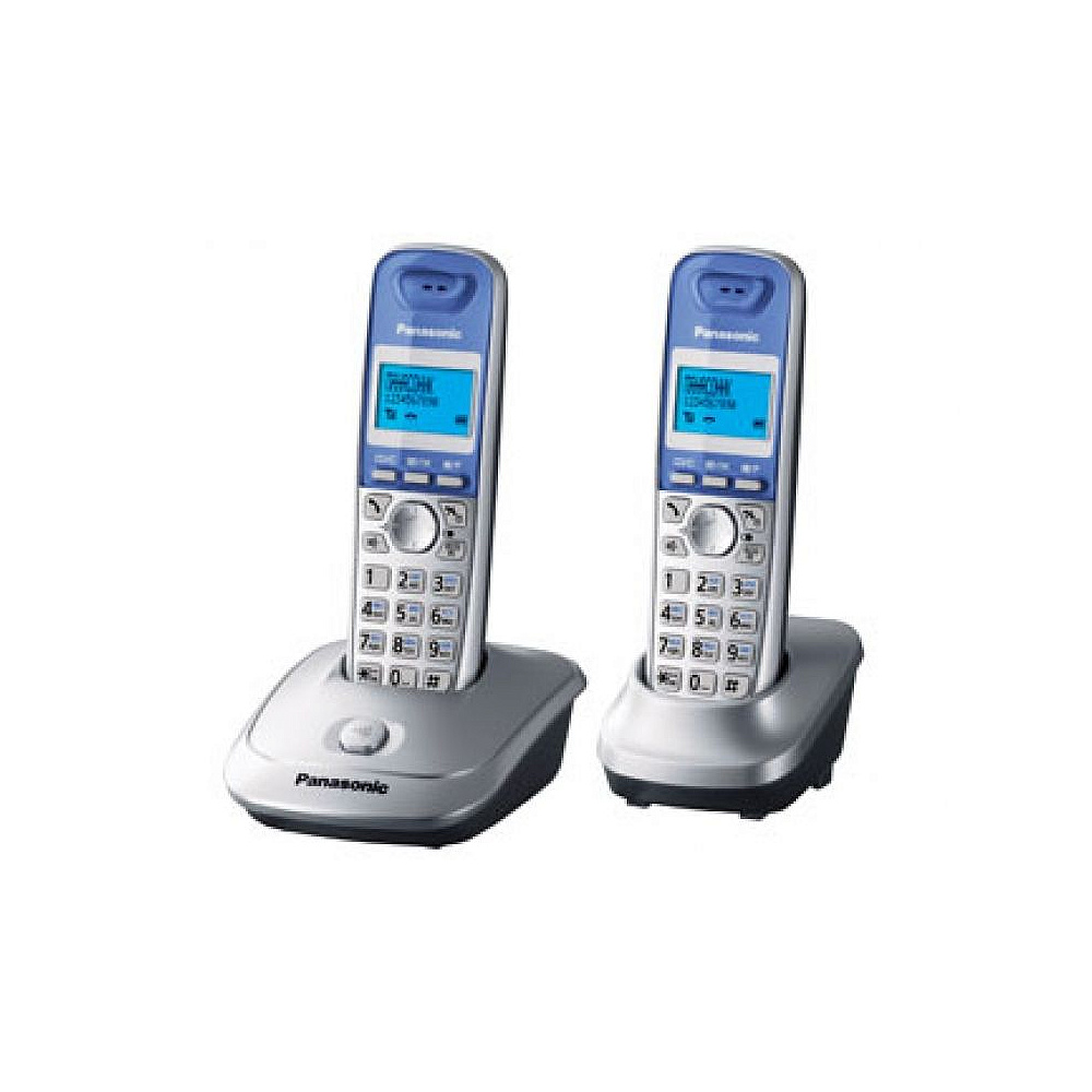 Телефонный аппарат Panasonic "KX-TG2512RU", серый металлик - 3