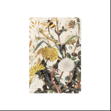 Обложка для паспорта "Flora. Одуванчики", кожзам, бежевый