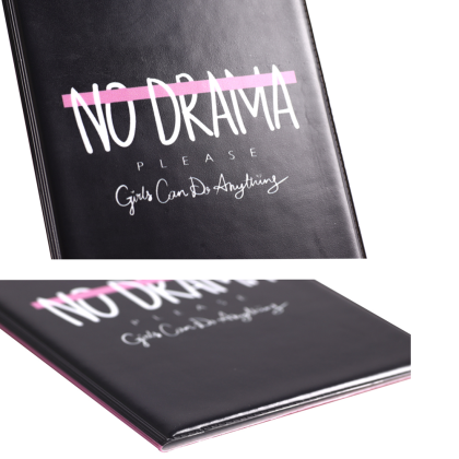Обложка для паспорта "No Drama", черный - 3