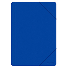 Папка на резинках "Office Products", A4, 15 мм, пластик, синий