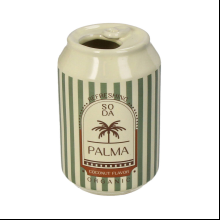 Ваза "Soda Can Palma", 7х7х11.3 см, зеленый