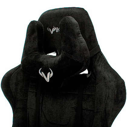 Кресло игровое Бюрократ VIKING "KNIGHT FABRIC", ткань, металл, черный - 9
