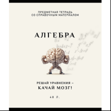 Тетрадь предметная "Арт-стиль. Алгебра", А5, 48 листов, клетка