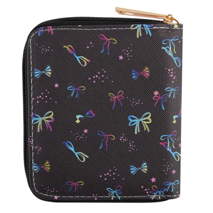 Кошелек "Bow style", 12х10 см, кожзам, черный - 2