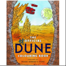 Раскраска на английском языке "Colouring Book. The Official Dune"