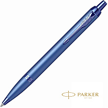 Ручка шариковая автоматическая Parker "IM Monochrome K328", 0,7 мм, синий, стерж. синий