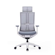 Кресло для руководителя SitZone E-303-001A-P1-WH сетка, серый
