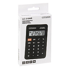Калькулятор карманный Citizen "LC-310NR", 8-разрядный, черный