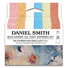 Набор акварели Daniel Smith "Jean Haines’ All That Shimmers Set", 6 цветов, тубы